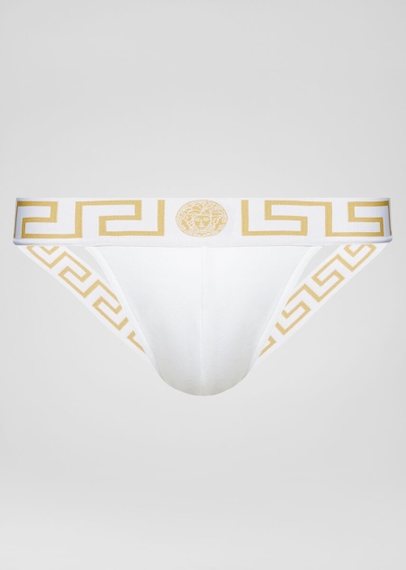 Chiloti Versace Versace Greca Border Jockstrap Barbati | TSAEHYJ-75